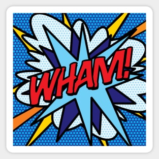 Comic Book Pop Art WHAM Sticker